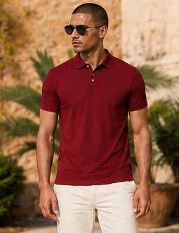Men | Poly Cotton Essential™ Polo T-Shirt | UV Protected