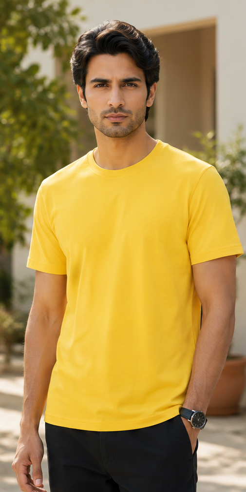 Men | Pima Cotton Essential™ Crew Neck T-Shirt | Ultra Soft | Regular Fit