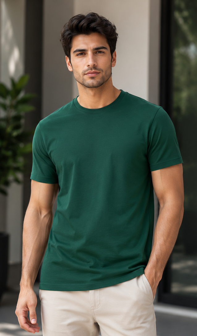 Men | Pima Cotton Essential™ Crew Neck T-Shirt | Ultra Soft | Regular Fit