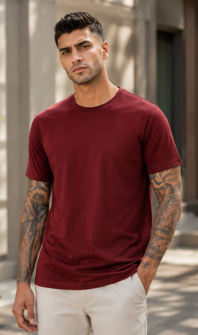 Men | Pima Cotton Essential™ Crew Neck T-Shirt | Ultra Soft | Regular Fit