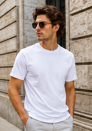 Men | Cotton Signature™ Round Neck T-Shirt | Regular Fit
