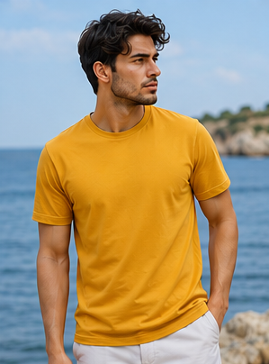 Men | Cotton Signature™ Round Neck T-Shirt | Regular Fit