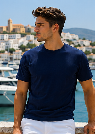 Men | Cotton Signature™ Round Neck T-Shirt | Regular Fit