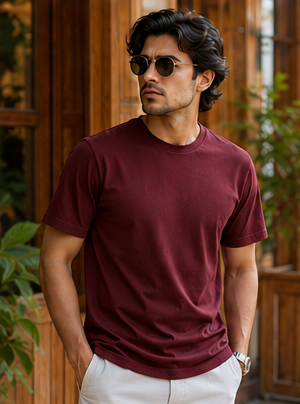 Men | Cotton Signature™ Round Neck T-Shirt | Regular Fit