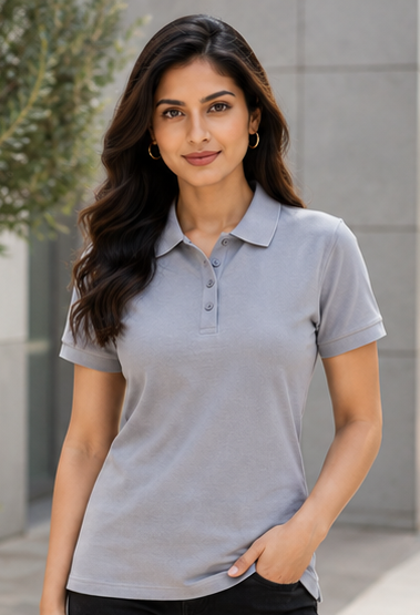 Women | Poly Cotton More Essential™ Polo T-Shirt | Regular Fit