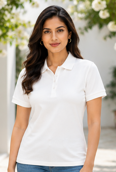 Women | Poly Cotton More Essential™ Polo T-Shirt | Regular Fit