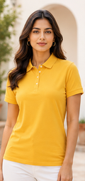 Women | Poly Cotton More Essential™ Polo T-Shirt | Regular Fit