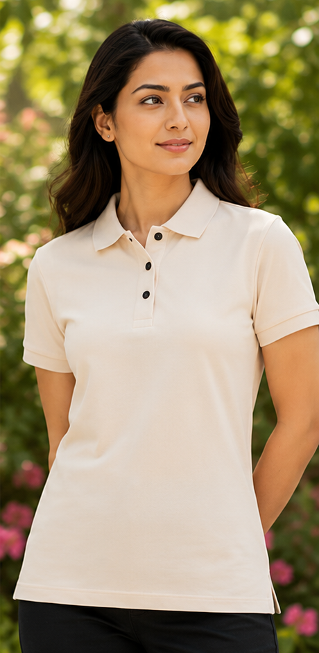 Women | Poly Cotton Signature™ Polo T-Shirt | Regular Fit
