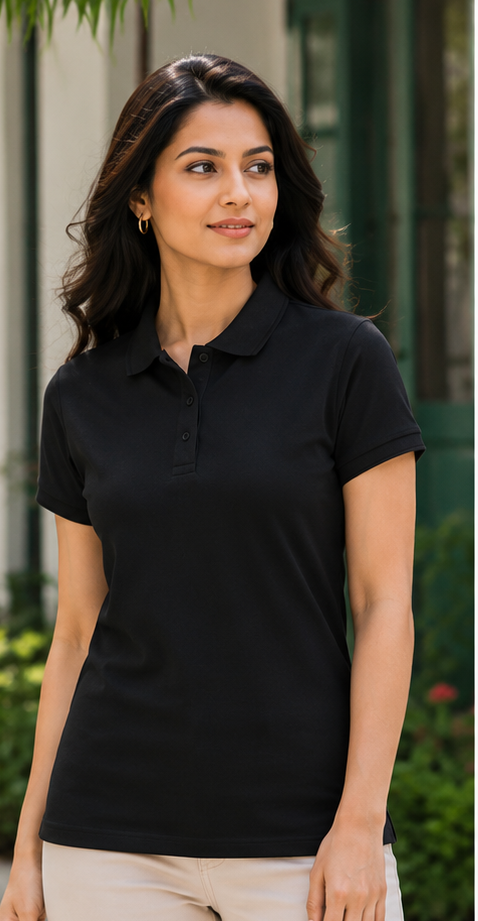 Women | Poly Cotton Signature™ Polo T-Shirt | Regular Fit