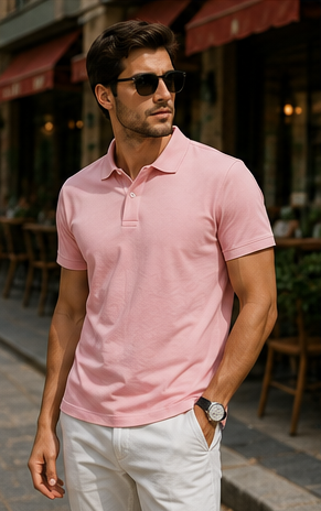 Men | Poly Cotton Essential™ Polo T-Shirt | UV Protected