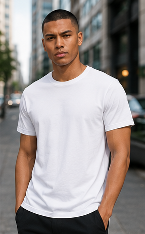 Men | Cotton Essential™ Round Neck T-Shirt | Regular Fit