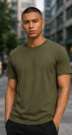 Men | Cotton Essential™ Round Neck T-Shirt | Regular Fit