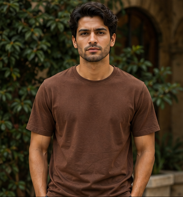 Men | Signature™ French Terry Round Neck T-Shirt | Regular Fit