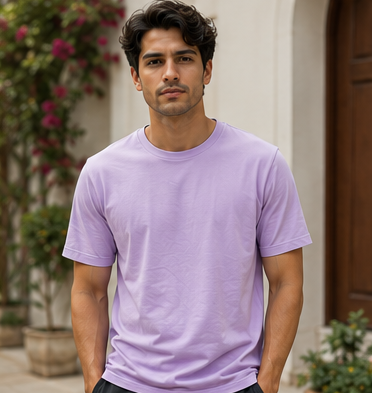 Men | Signature™ French Terry Round Neck T-Shirt | Regular Fit