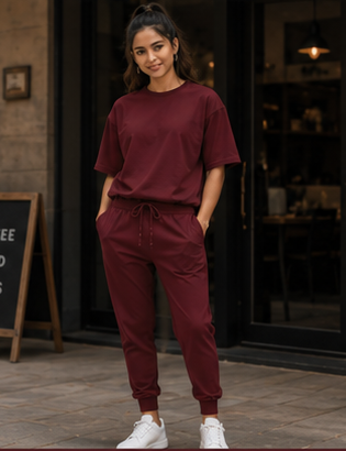 Womens | Signature™ Co-ord Set Cotton | Oversized Tshirt
