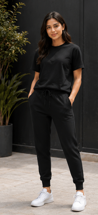 Womens | Essential™ Co-ord Set Cotton | Regular Tshirt
