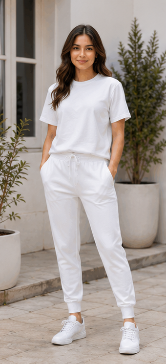Womens | Essential™ Co-ord Set Cotton | Regular Tshirt
