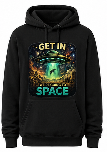 We Are Going To Space Hoodies