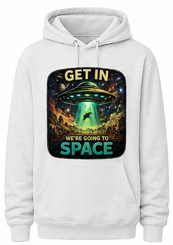 We Are Going To Space Hoodies
