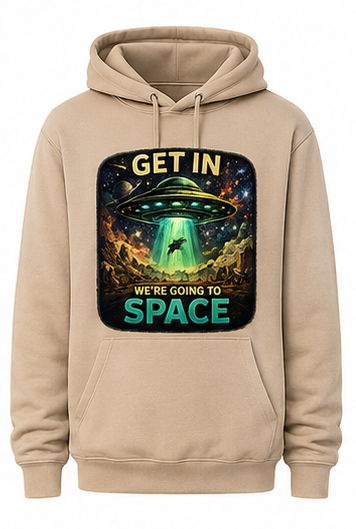 We Are Going To Space Hoodies