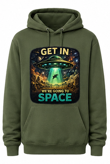 We Are Going To Space Hoodies