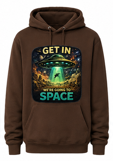 We Are Going To Space Hoodies