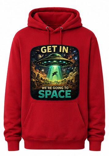 We Are Going To Space Hoodies