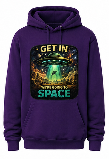 We Are Going To Space Hoodies