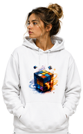 Unisex | Printed Cube Icon | Cotton Core™ Sustainable Hoodie | Regular Fit