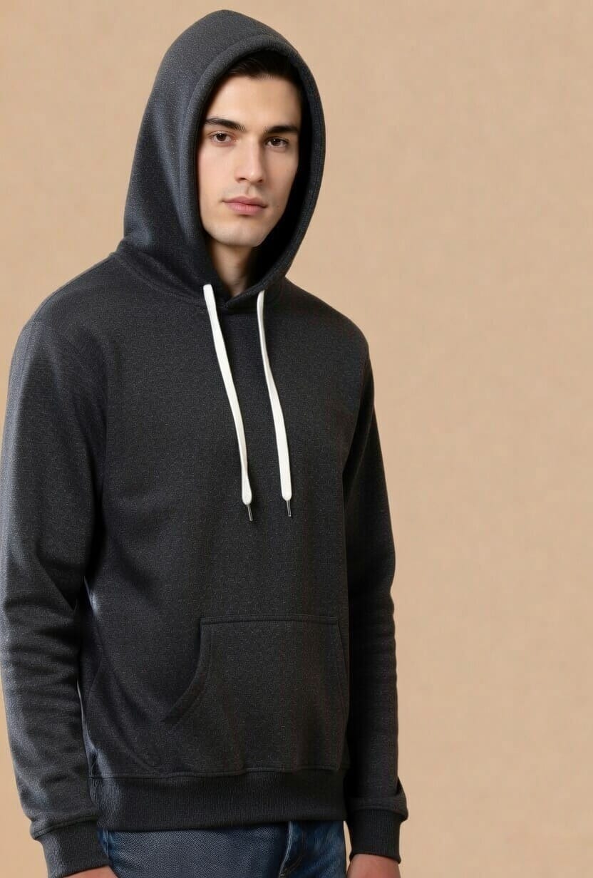 Hoodie | 300 GSM Premium | Yarn-Dyed Fabric | 80% Recycled Cotton | 20% Recycled Polyester | Certified