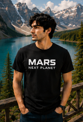 Men | Printed Mars Next Planet | Pima Cotton Signature™ Crew Neck T-Shirt | Regular Fit