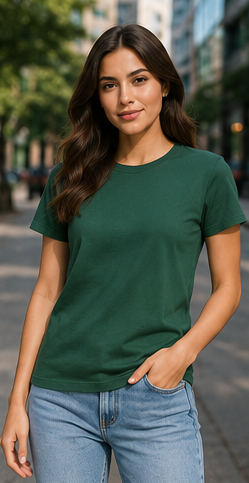 Women | Cotton Beyond Essential™ Round Neck T-Shirt | Ultra Soft | Regular Fit
