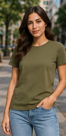 Women | Cotton Beyond Essential™ Round Neck T-Shirt | Ultra Soft | Regular Fit