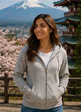 Womens Zipper Hoodie