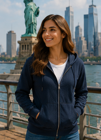 Womens Zipper Hoodie