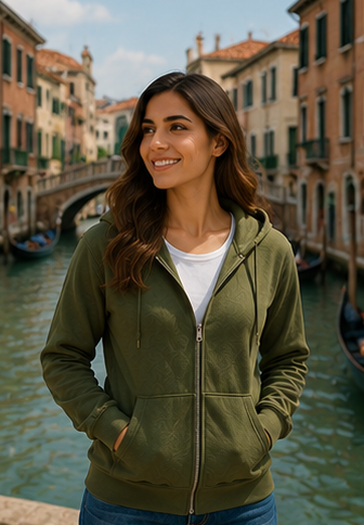 Womens Zipper Hoodie