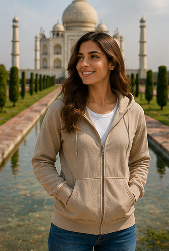 Womens Zipper Hoodie